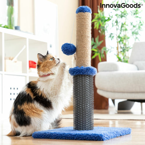 Cat Scratching and Massage Post with Ball