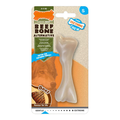 Dog chewing toy Nylabone Beef Bone Puppies Size S