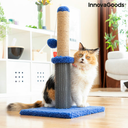 Cat Scratching and Massage Post with Ball