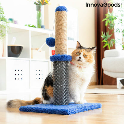 Cat Scratching and Massage Post with Ball