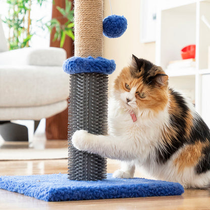 Cat Scratching and Massage Post with Ball