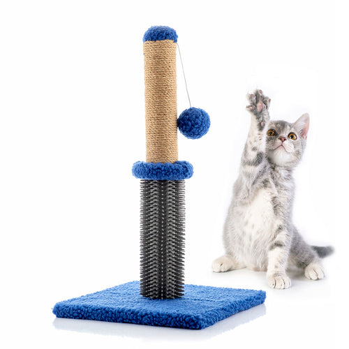Cat Scratching and Massage Post with Ball