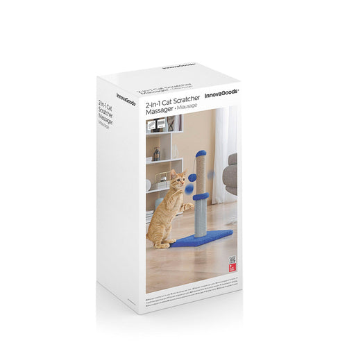Cat Scratching and Massage Post with Ball