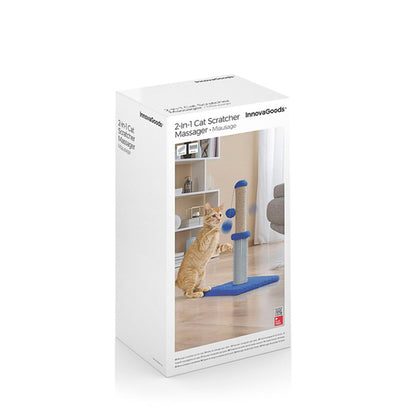 Cat Scratching and Massage Post with Ball