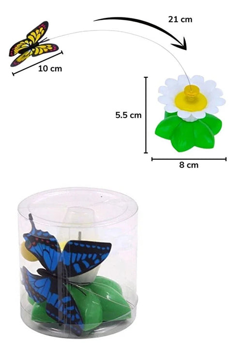 Interactive Rotating Butterfly Cat Toy (Battery Operated)