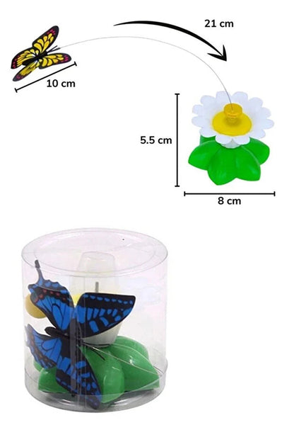Interactive Rotating Butterfly Cat Toy (Battery Operated)